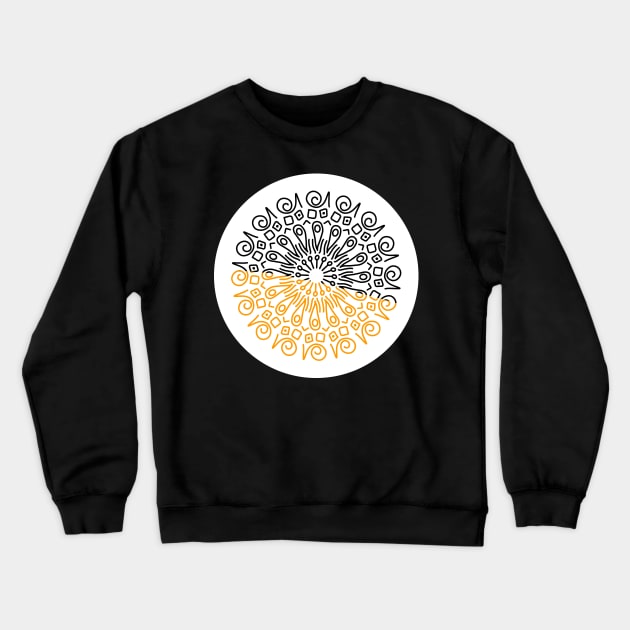 Mandala 1 by Salvesad Crewneck Sweatshirt by Salvesad